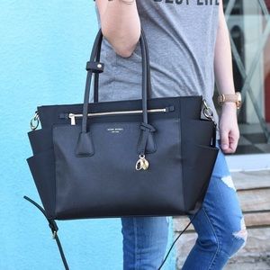 Henri Bendel Black Diaper Bag Purse